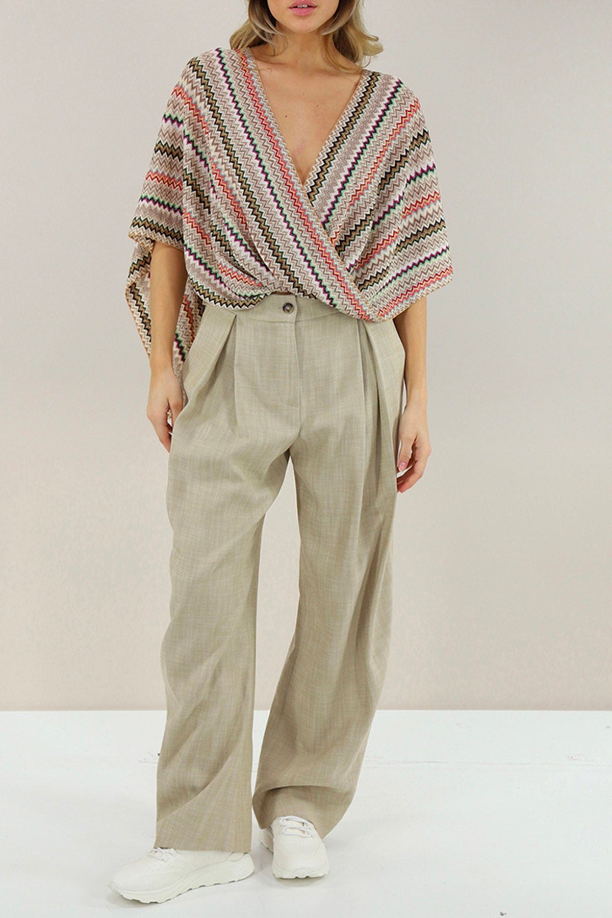MISSONI PONCHO-COPRISPALLE  MULTICOLOR / UNICA Poncho in fantasia Missoni MP1GVMDA008