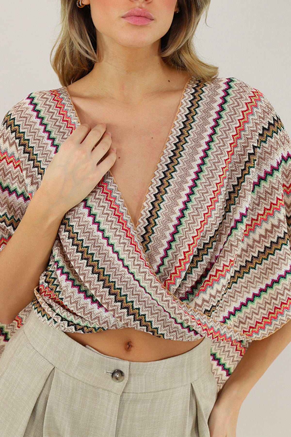 MISSONI PONCHO-COPRISPALLE  Poncho in fantasia Missoni MP1GVMDA008