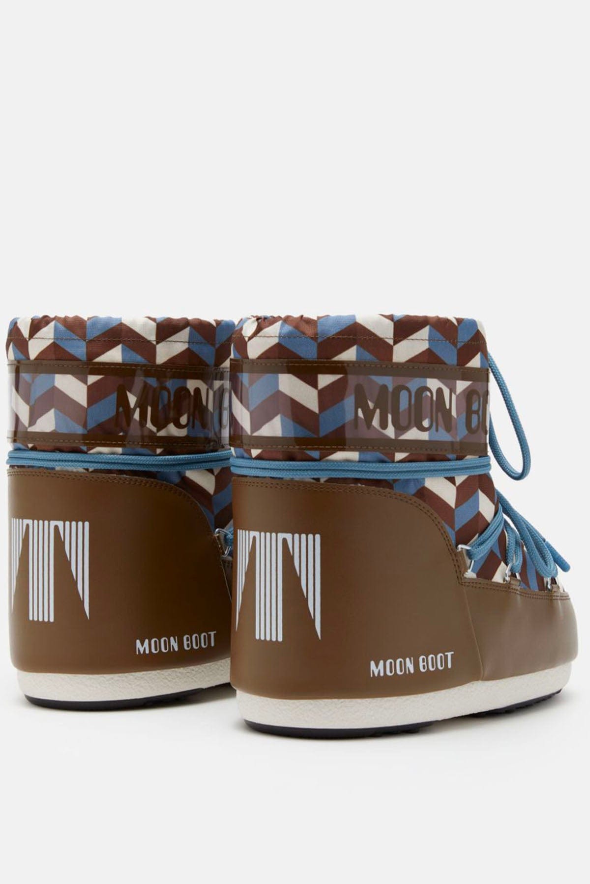 MOON BOOT CALZATURE  Moon Boot icon low optical marrone e grigio