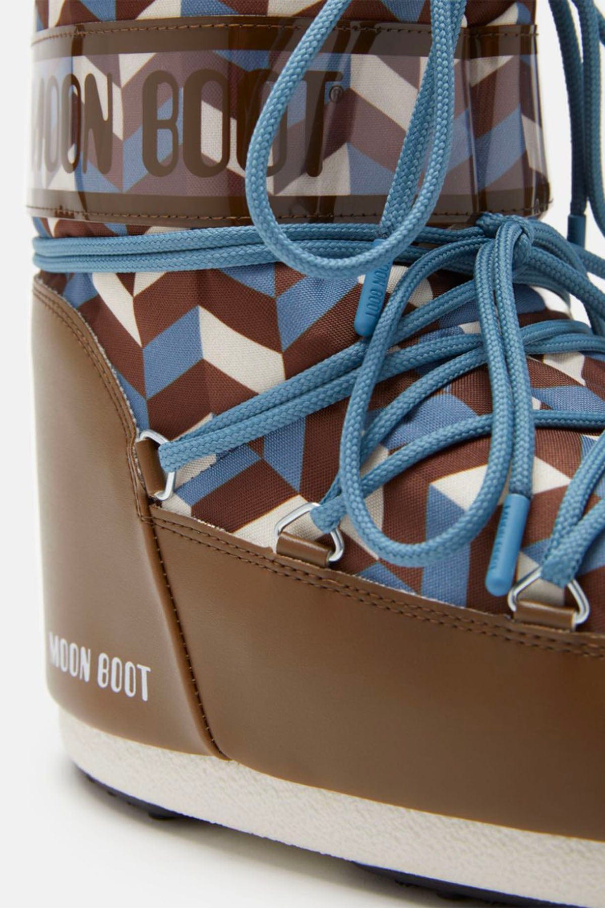 Moon Boot icon low optical marrone e grigio MOON BOOT