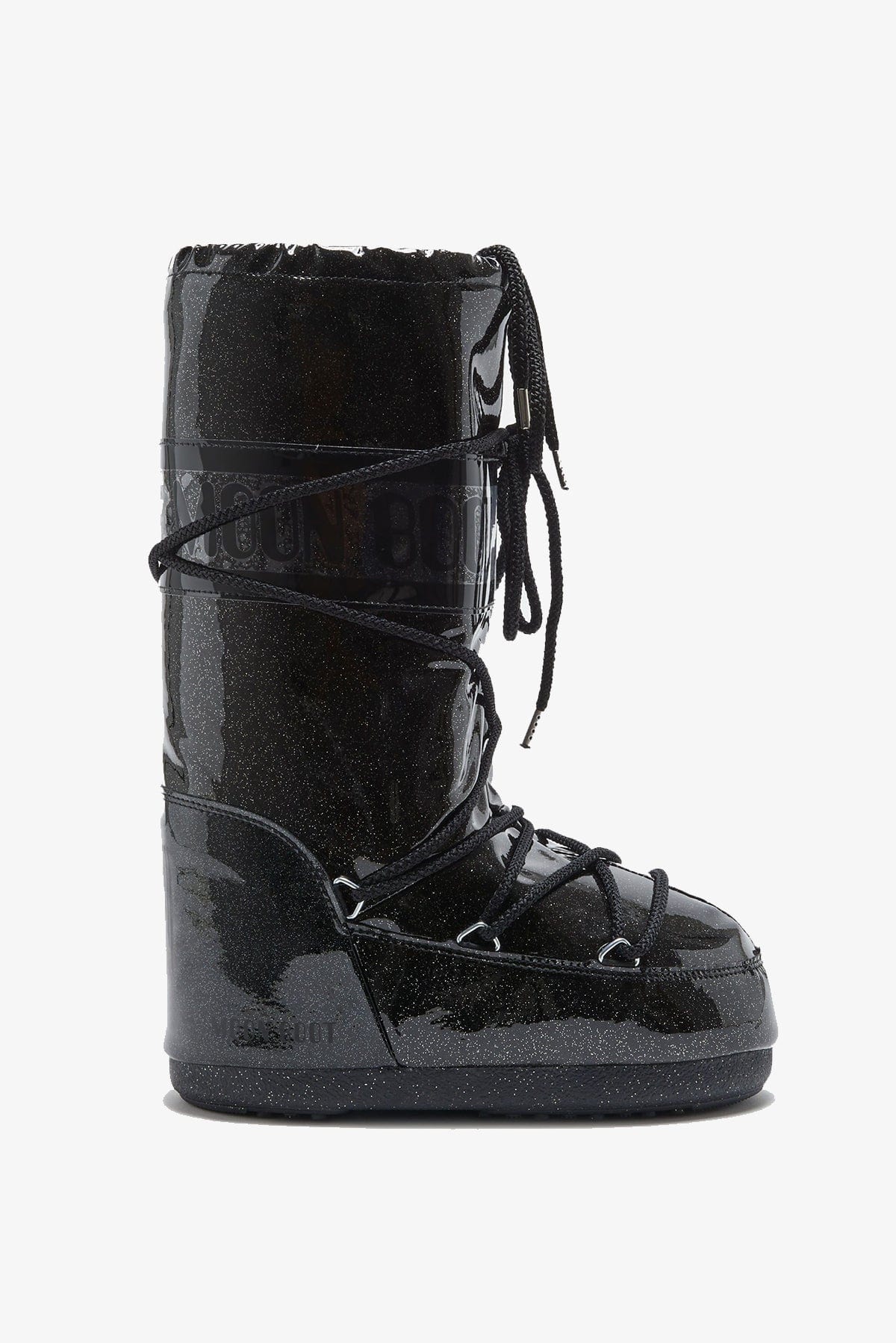 MOON BOOT CALZATURE  NERO GLITTER / 35-38 Moon Boot Donna Icon Glitter Alti