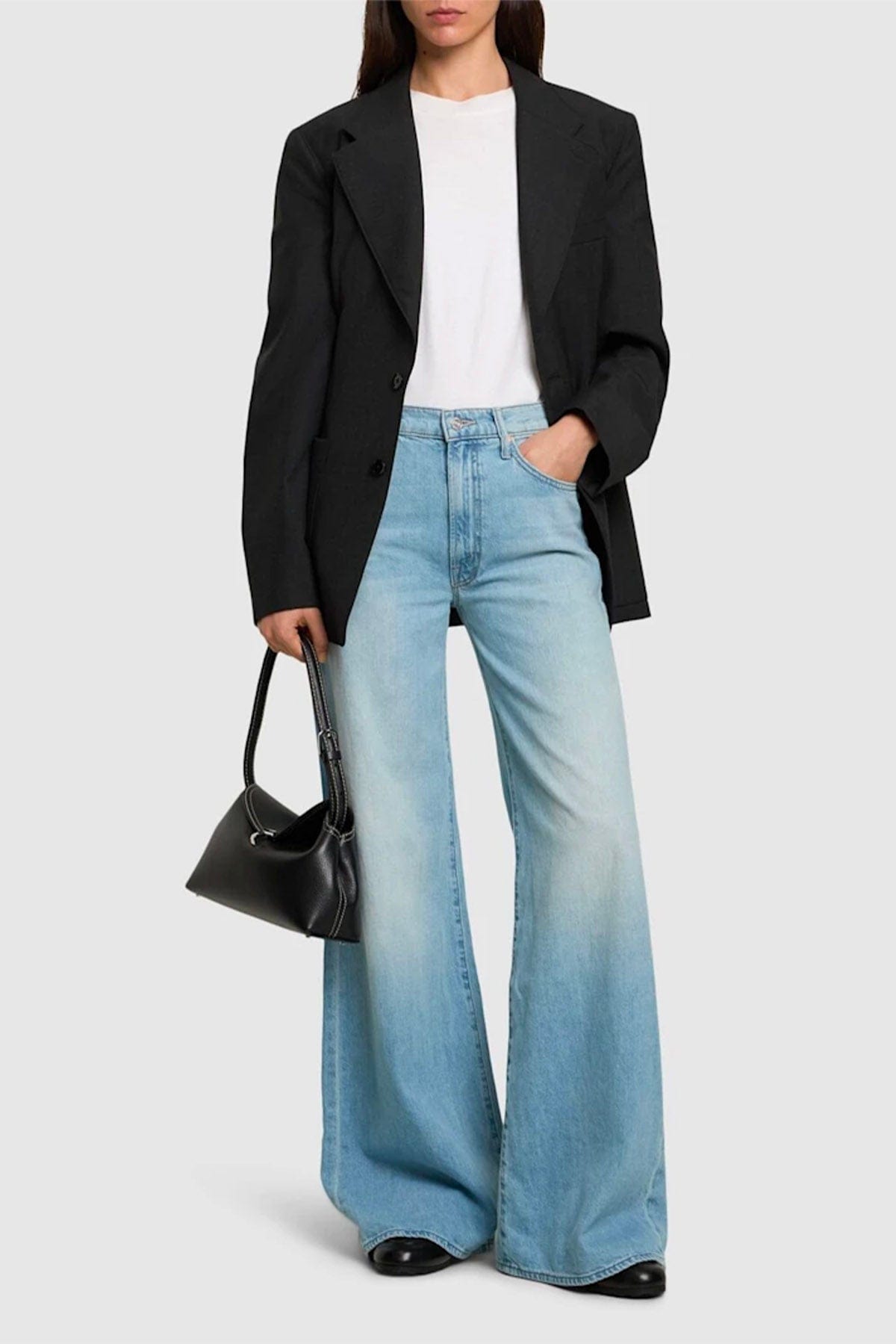 MOTHER PANTALONE IN DENIM  Denim Mother donna the undercover