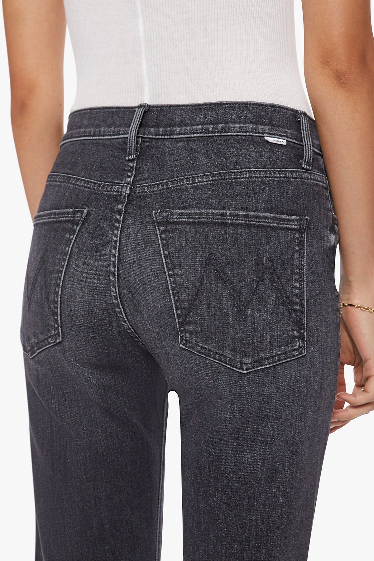 MOTHER PANTALONE IN DENIM  Jeans Mother The Ditcher Zip Ankle