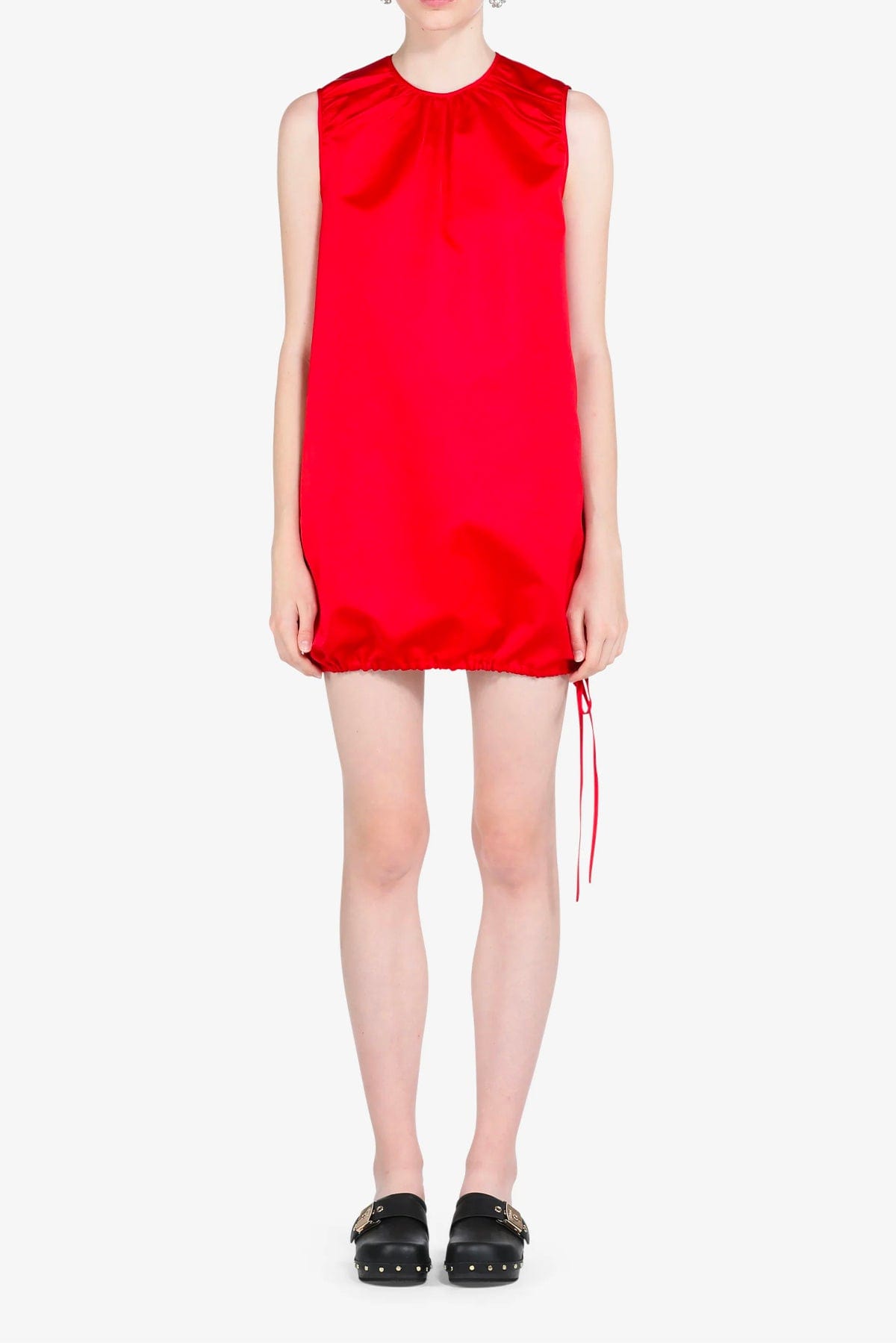 N21 ABITO  ROSSO / 36 Vestito corto a sacchettino N21 Sfilata H031