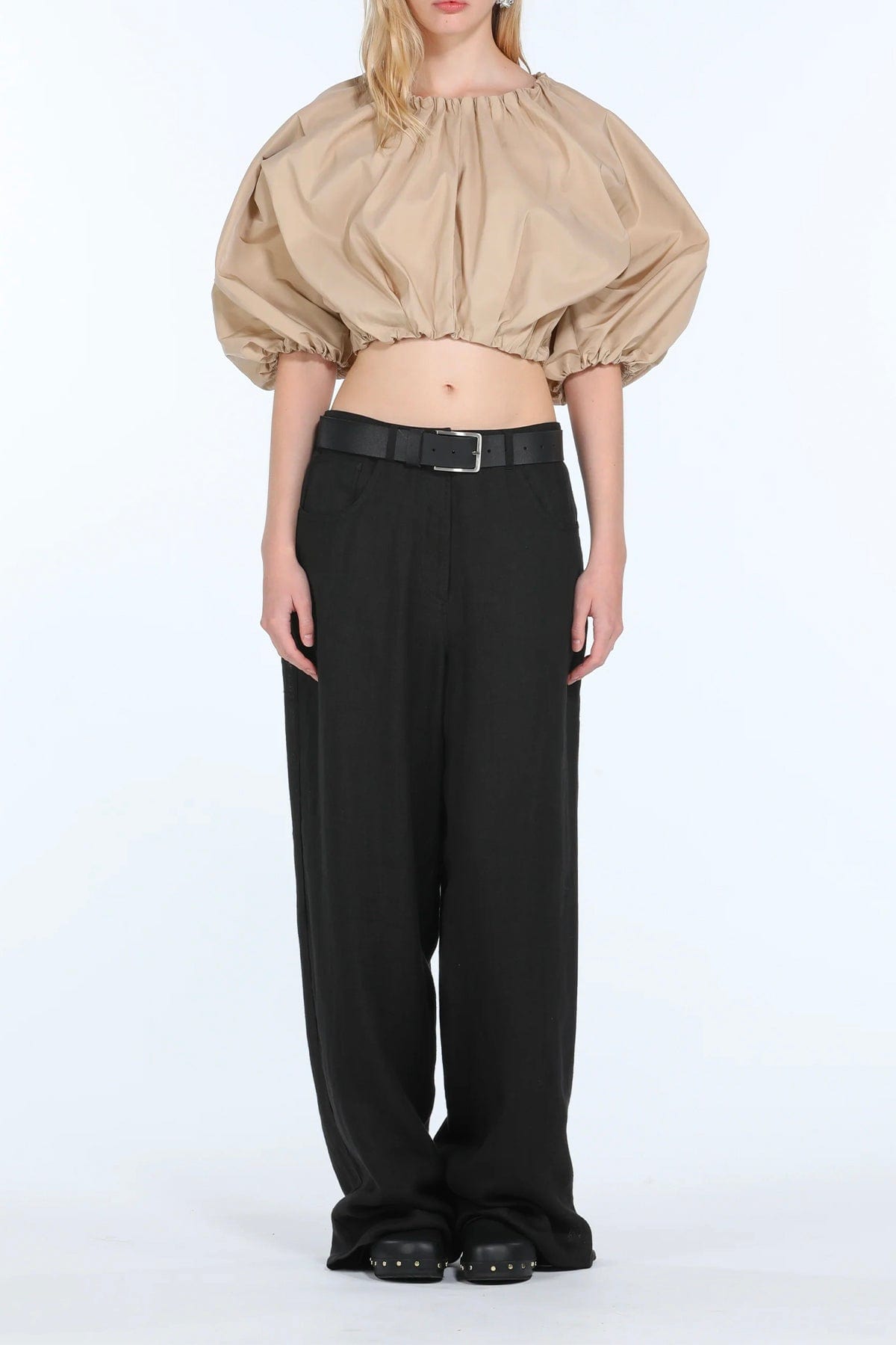 N21 CAMICIA  Blusa crop N21 Sfilata G131