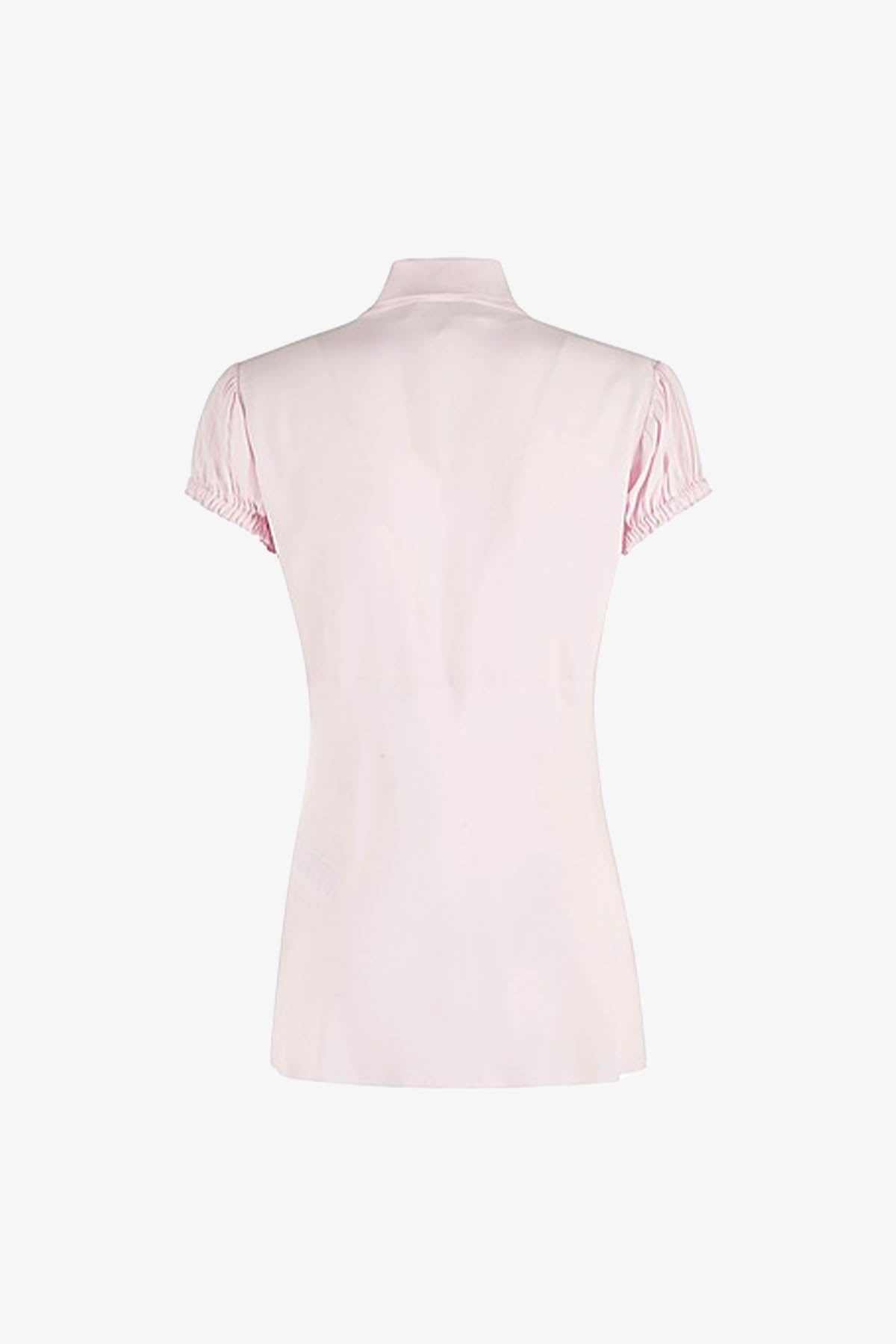 N21 CAMICIA  Camicia Rosa con Foulard Maniche Corte Donna N21