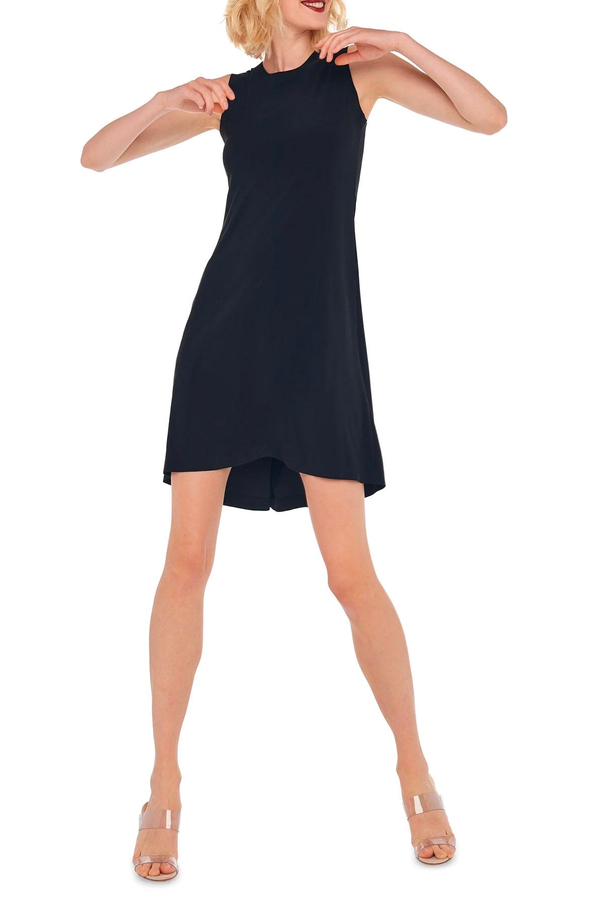 NORMA KAMALI ABITO  NERO / XS Norma Kamali Sleeveless Swing Dress Black