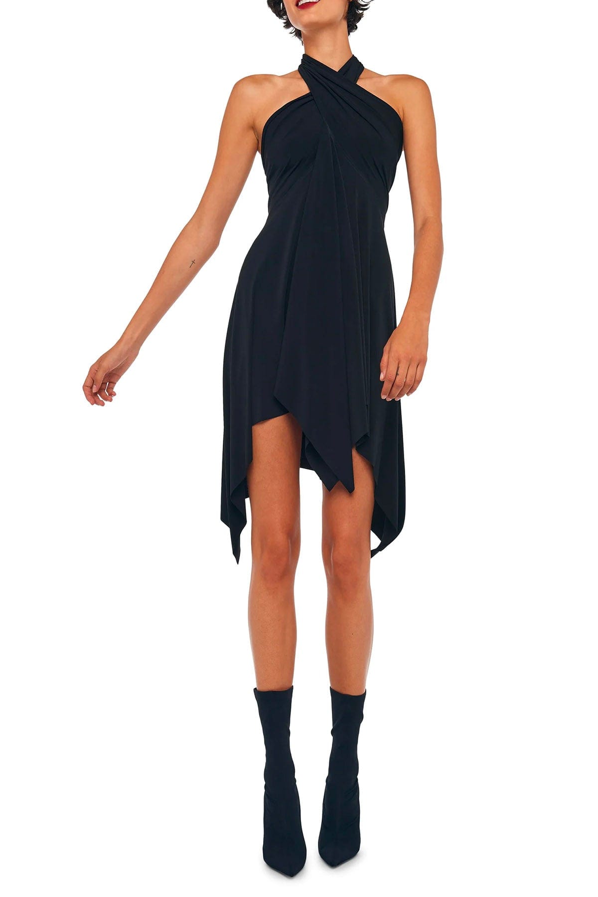NORMA KAMALI ABITO  Norma Kamali Convertible Dress Black