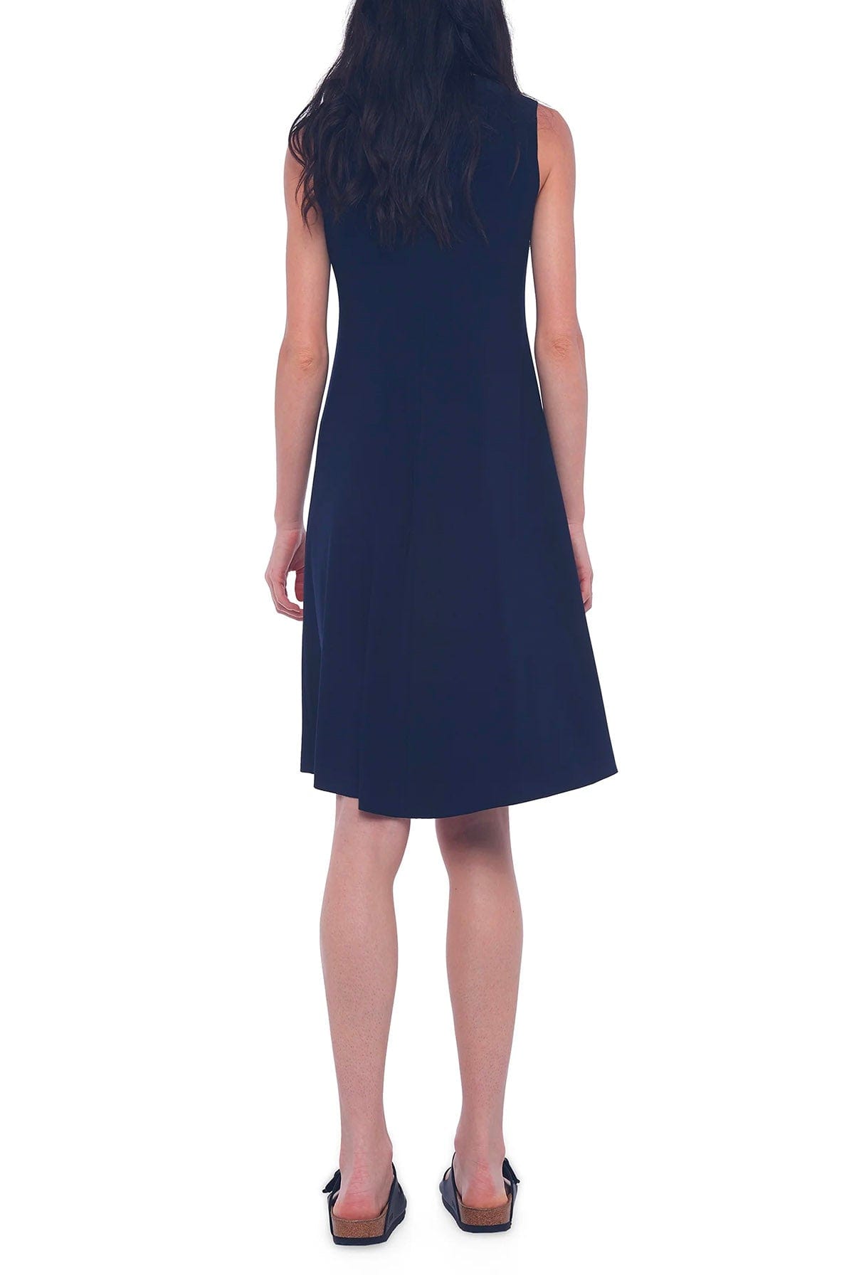 NORMA KAMALI ABITO  Norma Kamali Sleeveless Swing Dress Midnight Blue