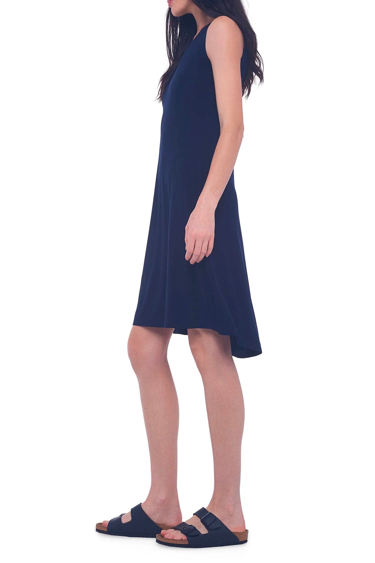 NORMA KAMALI ABITO  Norma Kamali Sleeveless Swing Dress Midnight Blue