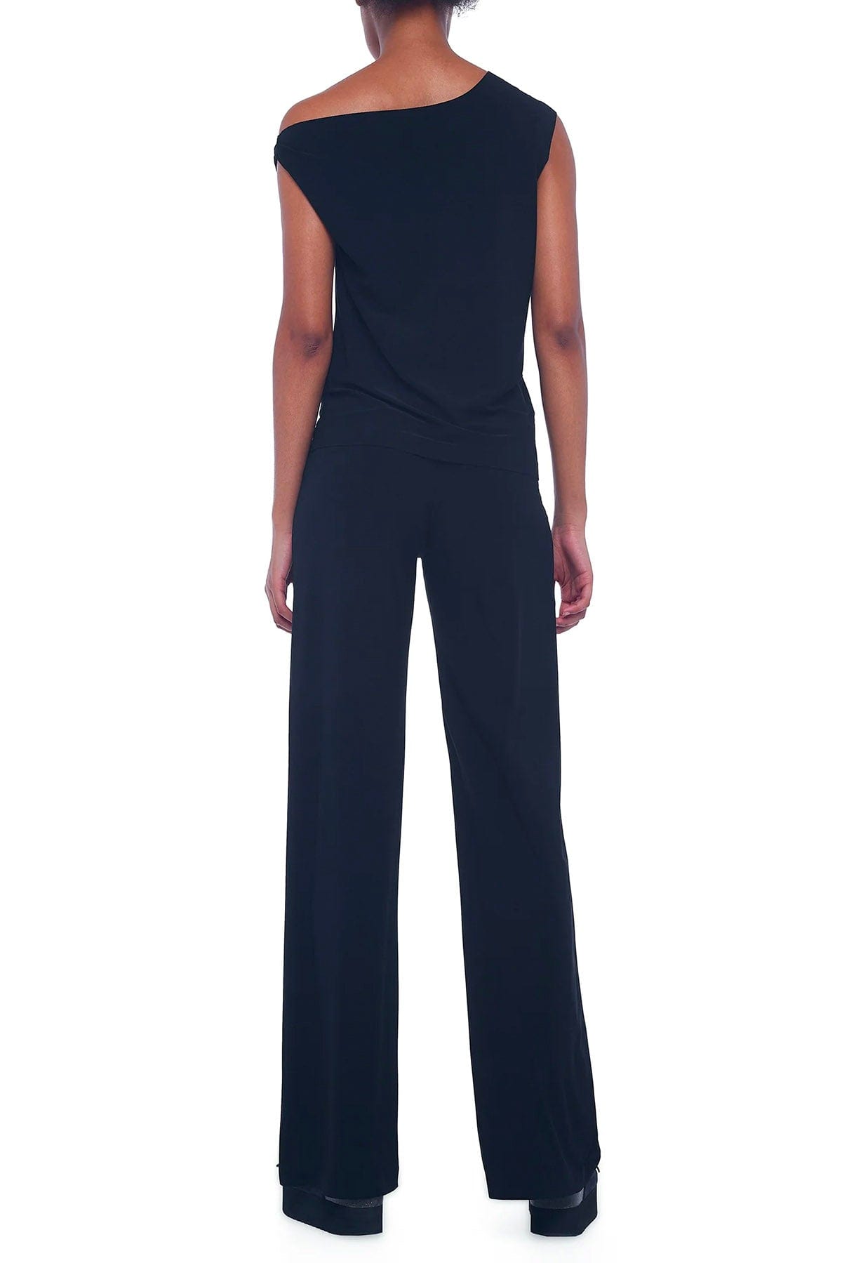 NORMA KAMALI PANTALONE LUNGO  NERO / XS Norma Kamali Straight Leg Pant Black