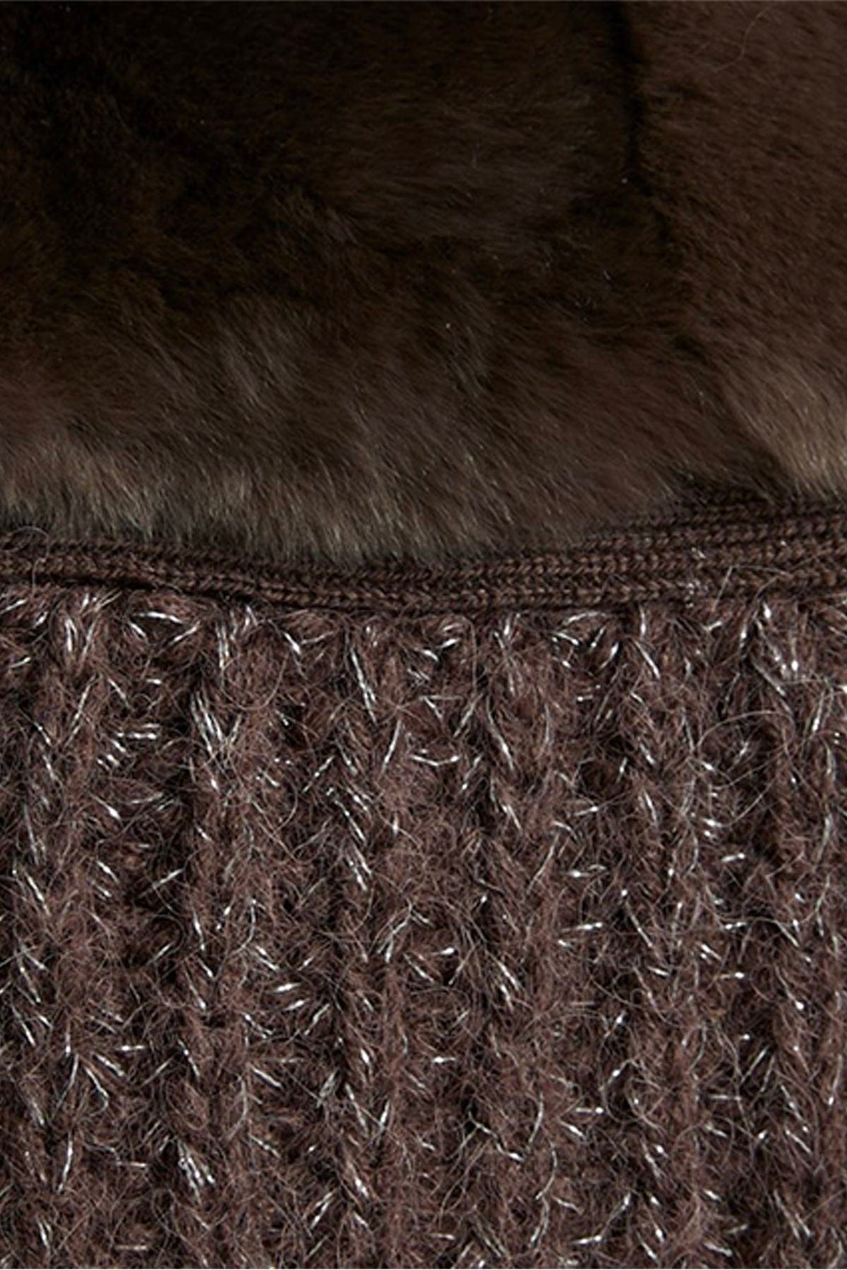 PESERICO CARDIGAN  MARRONE NOCE / 36 Giacchino Donna in Lana Seta e Cashmere S89289F03B Peserico