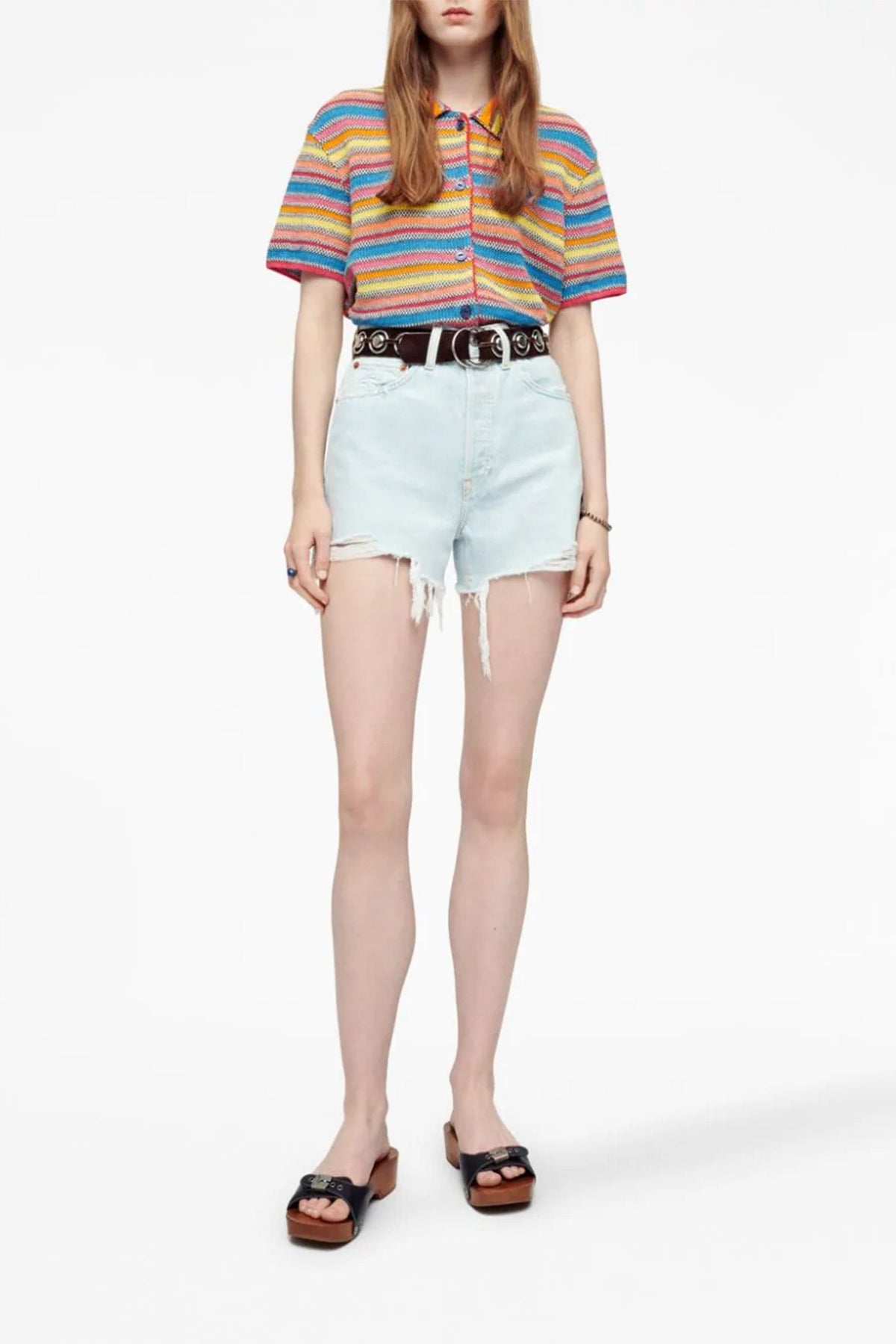 RE/DONE PANTALONE IN DENIM  Shorts Bianchi Donna Re/Done