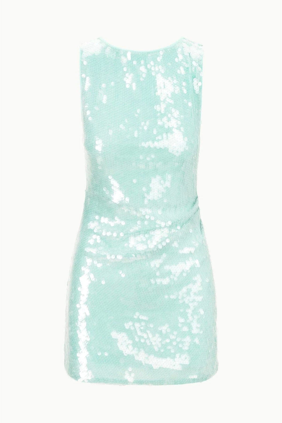 STAUD ABITO  VERDE ACQUA / XS Vestito in paillettes verde acqua Staud Eton