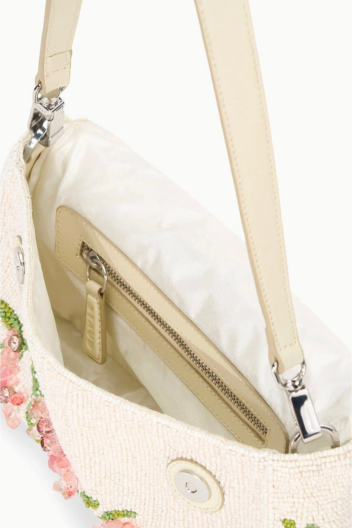 STAUD BORSA  MAGNOLIA / UNICA Borsa Timmy in strass fiorata Staud
