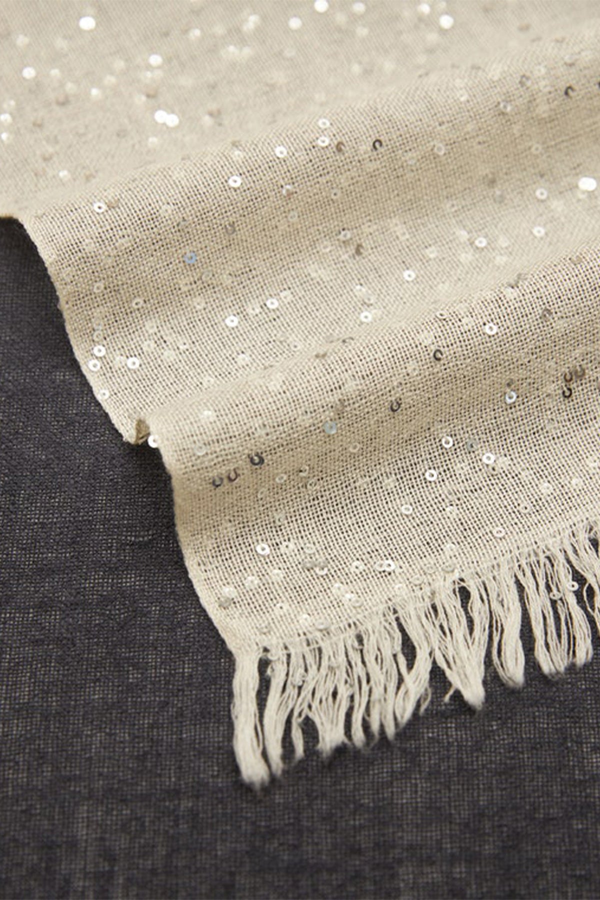 Faliero Sarti FOULARD-SCIARPA-NASTRO  Foulard in Lana e Seta con Paillettes Faliero Dania