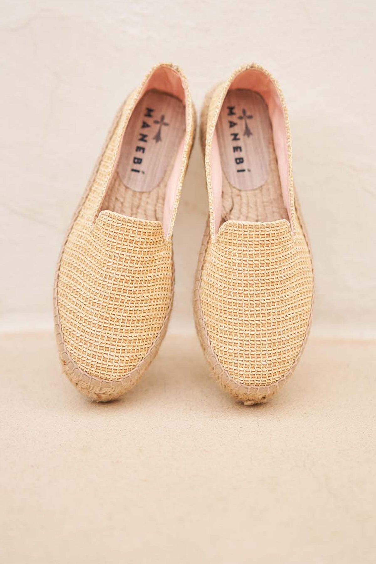 MANEBI CALZATURE  NATURAL / 35 Espadrilles Donna Yucatàn Raffia Manebi