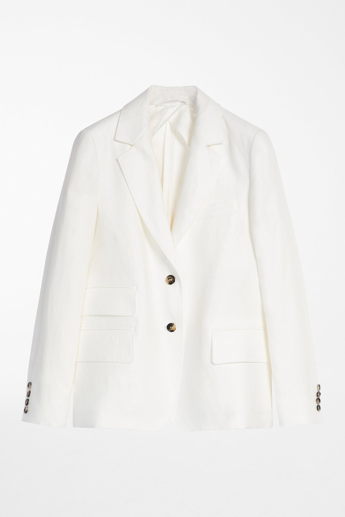 MAXMARA GIACCA  BIANCO SETA / 34 Blazer in Lino Bianco Max Mara Dimitri