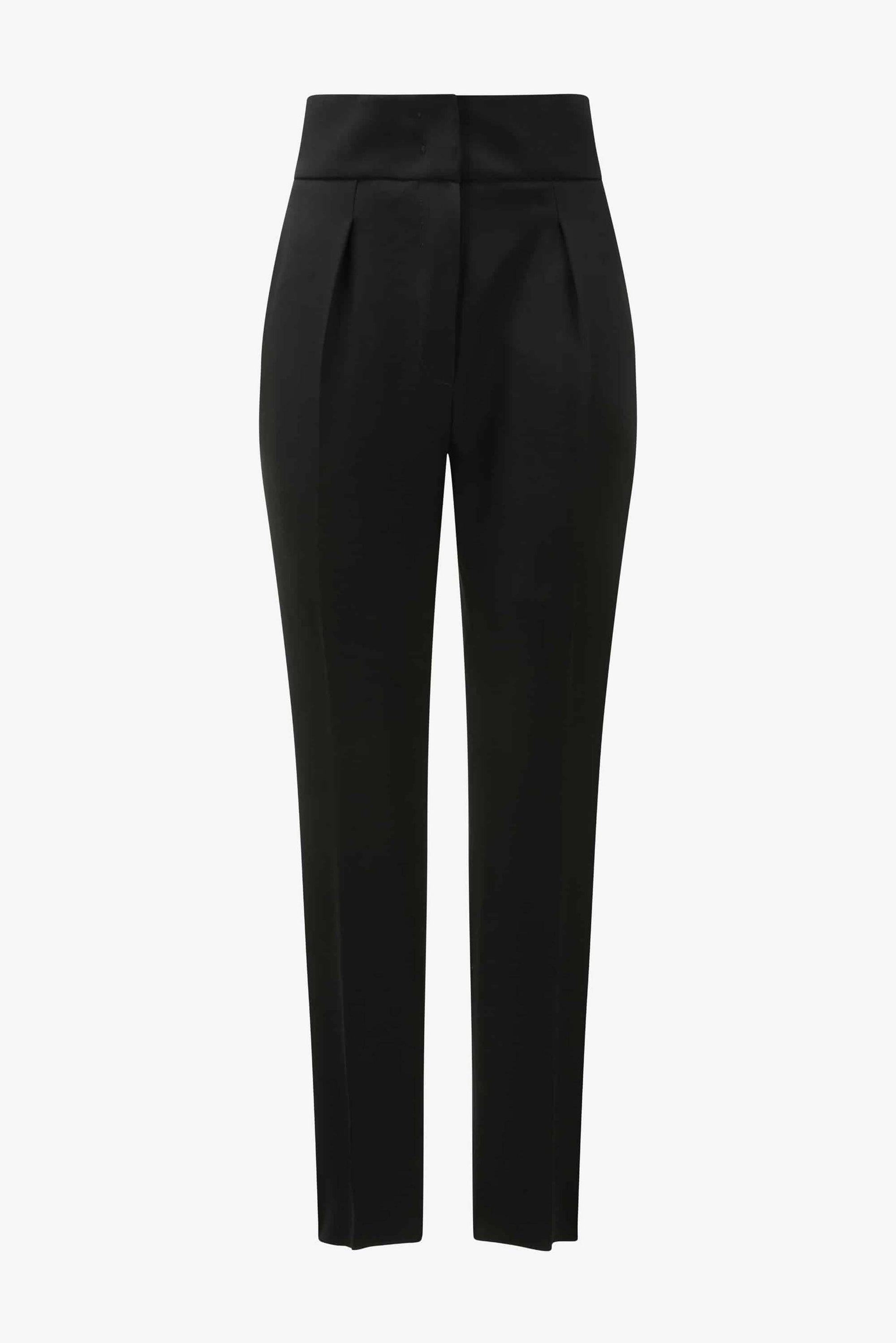 MAXMARA PANTALONE LUNGO  NERO / 34 Pantaln Donna con Pinces Max Mara Ariel