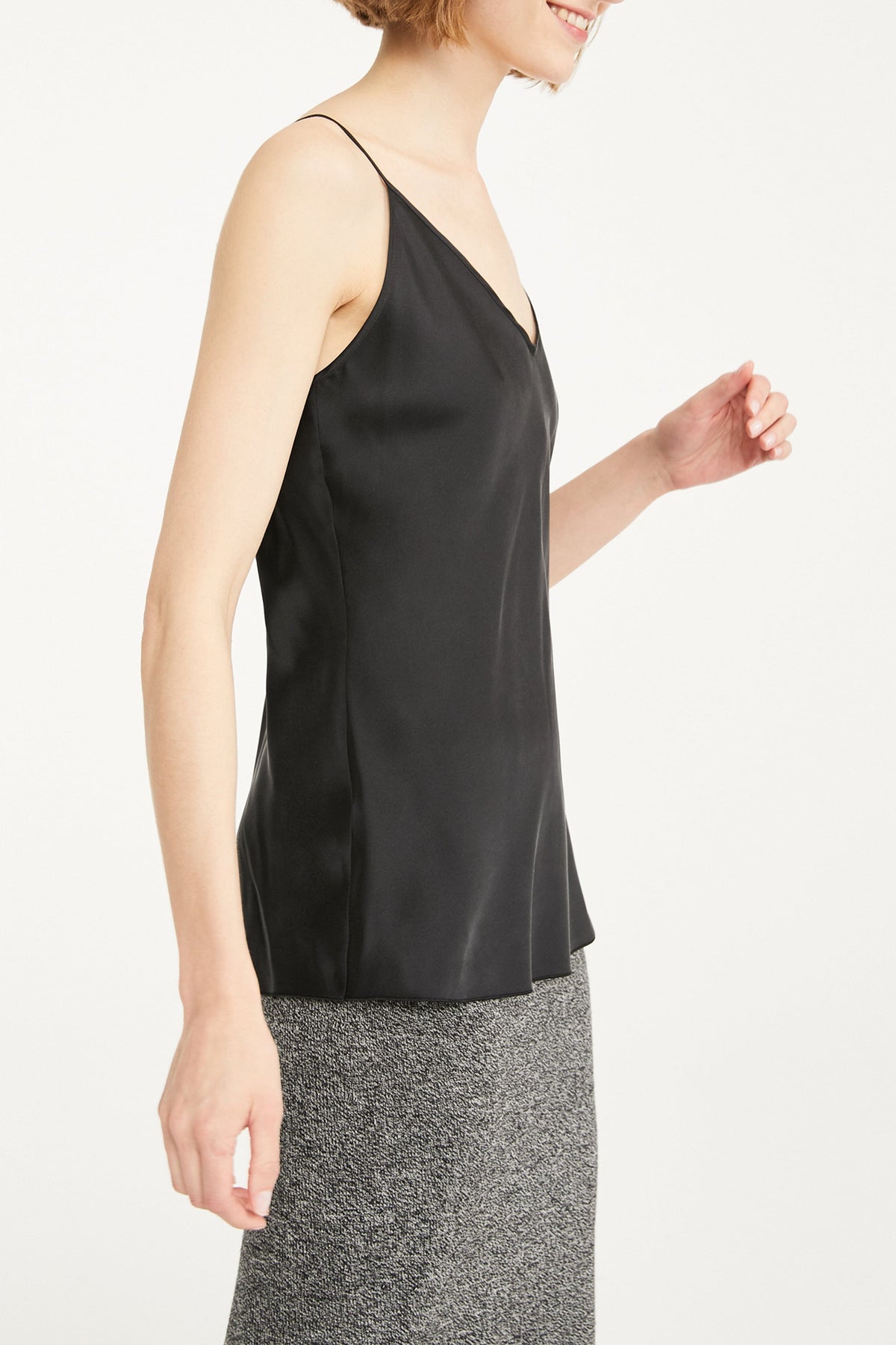 MAXMARA TOP-CANOTTIERA IN TES.  Top in Seta Max Mara Lucca