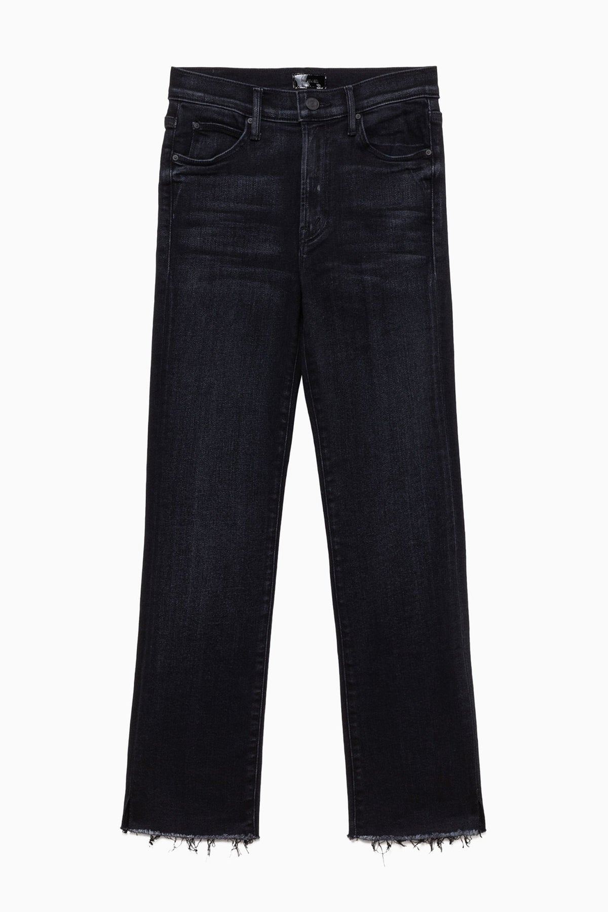 MOTHER PANTALONE IN DENIM  NERO / 23 Jeans Mother Nero The Rascal Ankle Snippet
